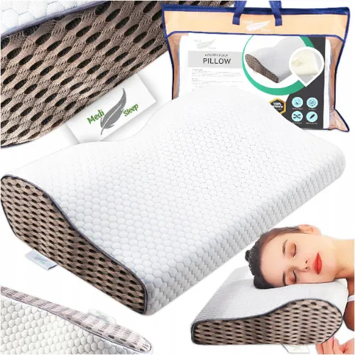 Orthopädisches Nackenstützkissen aus Memory Foam 50x30 cm