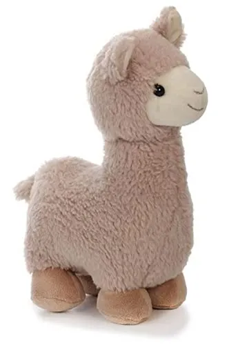 Euro Souvenirs Alpaka Lama 27 cm, Plüschlama, Kuscheltier in Beige oder Braun (Beige)