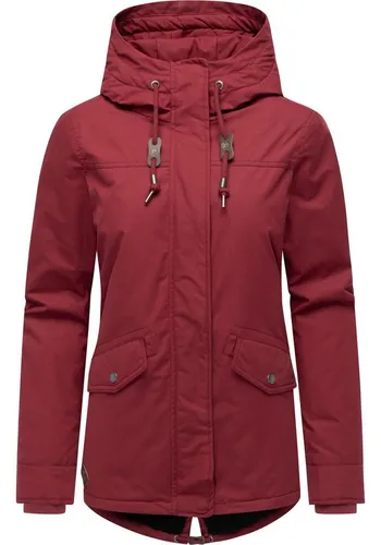 Ragwear Winterjacke Parkker Warm YOUMODO Winter Parka mit kuscheligem Teddy-Innenfutter