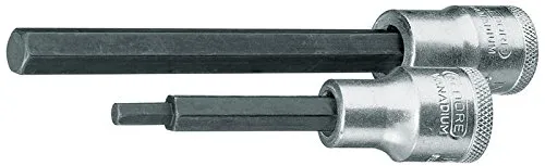 GEDORE 6157810 19 L 8-120 Schraubendrehereinsatz 1/2' 120mm Innen-6-kt 8 mm, 8 x 120 mm