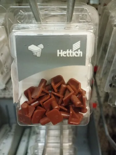 HETTICH 89270 Bodenträger 5mm Kunststoff braun 20 Stück Regalboden Möbel