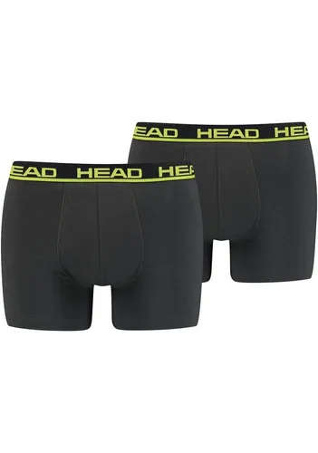 Head Boxer Basic (2-St) mit umlaufendem Markenschriftzug am Bund grau XL