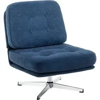 HOMCOM Loungesessel Dunkelblau 70x87x84 cm
