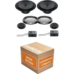 JUST SOUND Audison APK-165 Einbauset für Skoda Octavia I - Komplettset für Autolautsprecher: Einfache Installation der Audison APK-165 in Ihrem Skoda Octavia I (1996-2010). Hochwertige Komponenten für verbesserten Klang und einfache Anpassung an Ihre Fahrzeugtüren.
