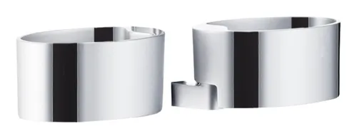 Hansgrohe Casetta Seifenschale Raindance - Chrom - 28698000 - Elegante Seifenschale für Brausen, sorgt für Ordnung und Stil im Badezimmer.