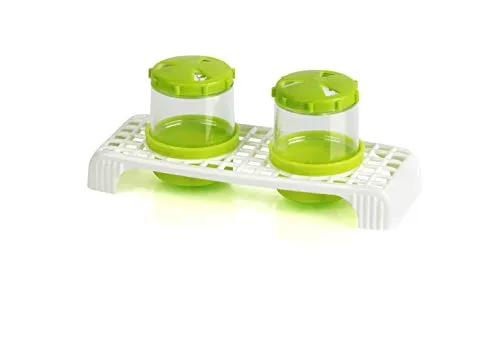 Kimmel Gewürzstreuer Gewürzstreuerset Salzstreuer Pfefferstreuer, Kunststoff, Grün, Klein, 21-000-0557, Limone