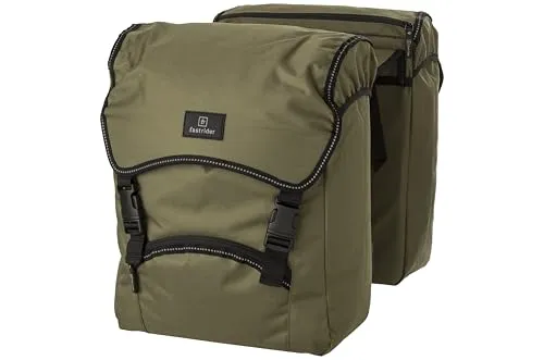 FAST RIDER Fastrider Unibag Traffic Doppelte Fahrradtasche Basics Army Green 28L