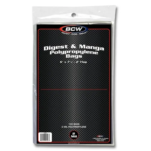 BCW Digest and Manga Bags (100 Hüllen)