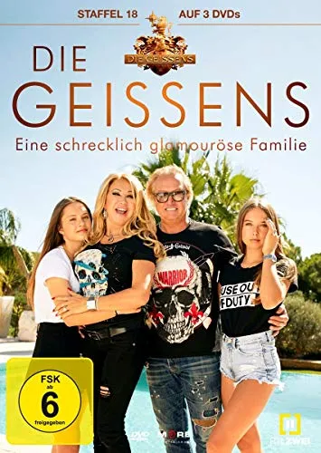 Die Geissens - Eine schrecklich glamouröse Familie Staffel 18 - TV-Serie auf DVD, neu und originalverpackt, erleben Sie die aufregenden Abenteuer der Geissens in Staffel 18!