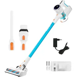 Genius Invictus X7 Facelift Akku Staubsauger - Kabelloser Staubsauger mit HEPA-Filter, bis zu 60 Minuten Laufzeit und 380 W Saugleistung für gründliche Reinigung auf allen Oberflächen.