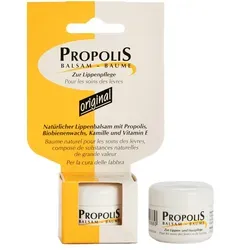 Propolis Lippen- & Hautbalsam mit Bio-Bienenwachs 5 ml - Arzneimittel für intensive Lippenpflege, schützt vor Kälte und trockener Luft mit natürlichen Inhaltsstoffen wie Propolis und Bio-Bienenwachs.