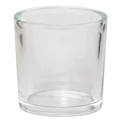 INNA-Glas Kerzenglas Levin, Zylinder - rund, klar, 12cm, Ø 12cm - Kerzenhalter