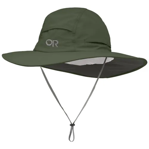 Outdoor Research Sunbriolet Sun Hat fatigue (0740) L - Hüte & Caps, wasserdichter und atmungsaktiver Sonnenhut mit UV-Schutz UPF 50+, ideal für Freizeitaktivitäten im Freien und komfortabel durch feuchtigkeitsregulierendes Stirnband.