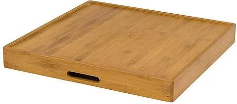 Bo-Camp Bamboo Overlay-Blatt, braun, Einheitsgröße - Vielseitiges Tablett und stilvolle Stützplatte in Einem. Verwandeln Sie Hocker schnell in Beistelltische - perfekt für jeden Anlass!