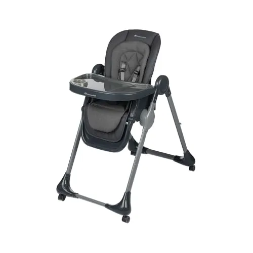 Bebeconfort Olea Babyhochstuhl - Hochstuhl für Kinder von 0–3 Jahren, verstellbar mit 9 Höhen und 3 Liegepositionen, leicht zu reinigen und bewegbar dank 4 schwenkbarer Räder.