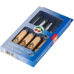 SELVA Kerbschnitzsatz 4-teilig – Präzises Schnitzen