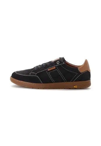 camel active Herren Sneaker aus Veloursleder Dunkelblau - Herren-Sneaker aus hochwertigem Veloursleder mit herausnehmbarer Einlegesohle für optimalen Komfort und stylischen Look.