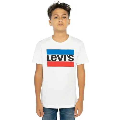 Levi's Kids sportswear logo tee Jungen Weiß 5 Jahre