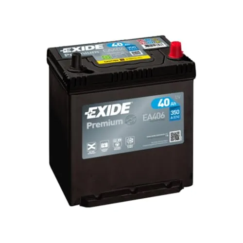 Exide EA406 Premium Carbon Boost 12V 40Ah 350A Autobatterie