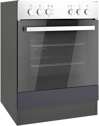 KOCHSTATION Herdumbauschrank KS-Milan 60 cm - Praktischer Herdumbauschrank mit stabiler MDF-Platte. Ideal zur harmonischen Integration in deine Küche, belastbar bis 50 kg. Perfekt für einen modernen Landhausstil!