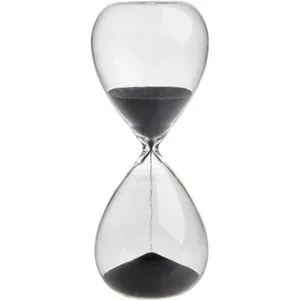 TFA Sanduhr 18.6009.10.90, 15 Minuten, Glas, Höhe 19 cm von TFA Dostmann
