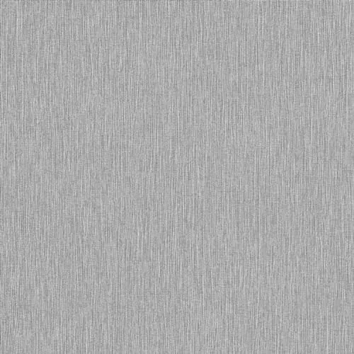 Erismann Tapete | Kollektion Fashion for Walls 4 | 10376-10 | Vliestapete | Uni/Einfarbig | 0.53 x 10.05 m | Grau | Wohnzimmer | Flur | Büro | Küche | Wohnräume