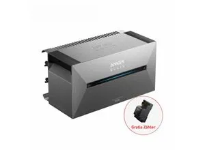 Anker SOLIX Solarbank 2 E1600 AC, Speicher für Balkonkraftwerk, 1,6kWh, mit Smart Meter