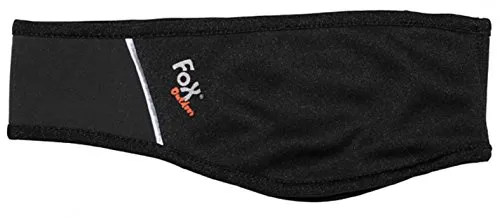 Stirnband, Softshell, schwarz, wasser-, winddicht, Schwarz, S/M