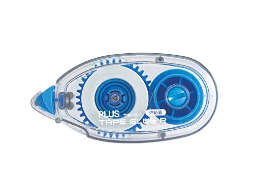 PLUS Japan Kleberoller R Permanent, Einweg, blau