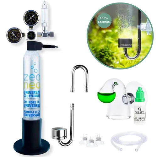 Q-Grow CO2 Anlage Aquarium Komplettset von Q-Grow