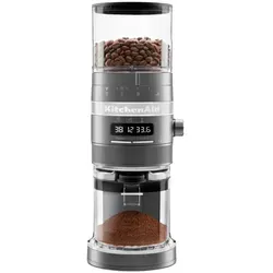 KitchenAid Artisan 5KCG8433EMS - Edle Kaffeemühle in Medaillon Silber, präzise Mahlgrade für perfekten Kaffeegenuss