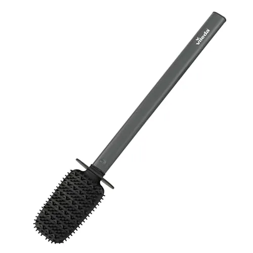 Vileda Silikon Toilettenbürste Refill mit Flexkopf und Edelstahlgriff
