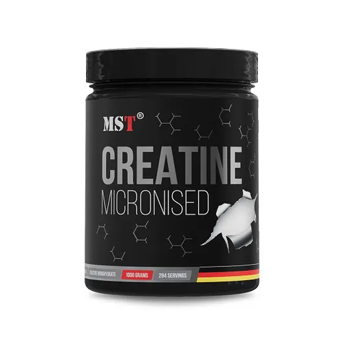 MST Creatin Monohydrate 1000g – Mikronisiertes Kreatin für Muskelaufbau - Nahrungsergänzungsmittel für Unisex, unterstützt gezielt Muskelaufbau und Kraftsteigerung mit hochwirksamem Kreatin-Monohydrat in Pulverform.