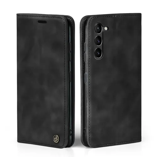 Handy Hülle für Samsung Galaxy S23+ Klapp Magnet Smartphone Cover Case Schwarz