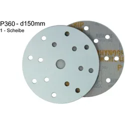Indasa WhiteLine d150 P360 Schleifscheibe Rhynogrip 15-loch 1 x