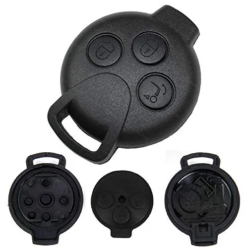 Smart Autoschlüssel 3 Tasten Gehäuse 451 ForTwo ForFour Roadstar Coupe + Batterie Neu