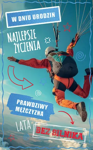 KARNET URODZINY 130X210 Z KOP AS AS-16 FOL ARMIN STYLE 5905815794203