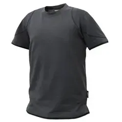 DASSY® Kinetic T-Shirt Gr. M - Anthrazitgrau/Schwarz - Hochwertiges DASSY® Kinetic T-Shirt in Anthrazitgrau/Schwarz, ideal für den täglichen Einsatz. Aus Baumwolle mit Elasthan für besten Tragekomfort. Zertifiziert nach OEKO-TEX® Standard 100.
