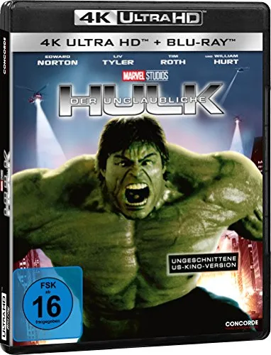 Der unglaubliche Hulk [Uncut Version] (4K Ultra HD) + (Blu-ray)