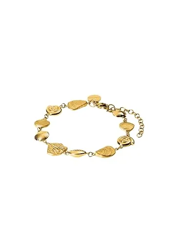 Purelei Ocean Whisper Armband – Maritimes Armband mit Muscheln & Schnecken - Armbänder für Damen, 18K vergoldet und wasserfest, ideal für Sommer-Events und perfekt kombinierbar mit Ocean Whisper Schmuck.