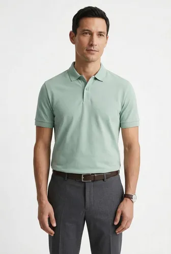 BOSS GREEN Poloshirt Pio in Open Green XXL (54) - Stylisches Poloshirt mit Polokragen aus 100% Baumwolle. Pflegeleicht und ideal für legere Outfits. Perfekt für den Alltag oder entspannte Freizeitaktivitäten.