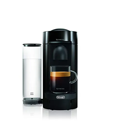 Nespresso Vertuo ENV150B Espressomaschine von De'Longhi - 1-Tassen-Kaffeemaschine mit Centrifusion-Technologie für perfekte Kaffeeextraktion und 5 Tassengrößen auf Knopfdruck. Abnehmbarer Wassertank (1,2 l) und Eco-Modus für Energieeffizienz.
