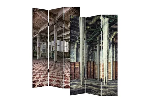 HTI-Line Paravent Lost Places – Stilvoller Raumteiler von HTI-Line