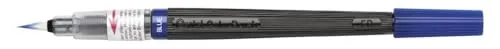 Pentel XGFL-103X - Colour Brush, einzigartiger Pinselstift gefüllt mit Aquarelltinte, blau, 1 Stück