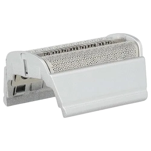 vhbw 1x Doppelscherfolie kompatibel mit Braun Contour 5735, 5736, 370, 380, 390cc, 5738, 5739, 5873 Elektrorasierer + Rahmen, silber