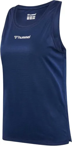Hummel Hmlrun Singlet S/L Woman - black iris, Größe:XXL