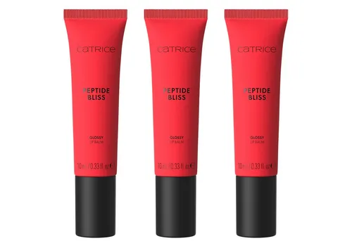Catrice Lipgloss PEPTIDE BLISS GLOSSY LIP BALM, 3-tlg., für sinnlich aussehende Lippen