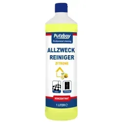 POLIBOY Putzboy Allzweckreiniger Zitrone, Konzentrat 1400601 , 1 Liter - Flasche