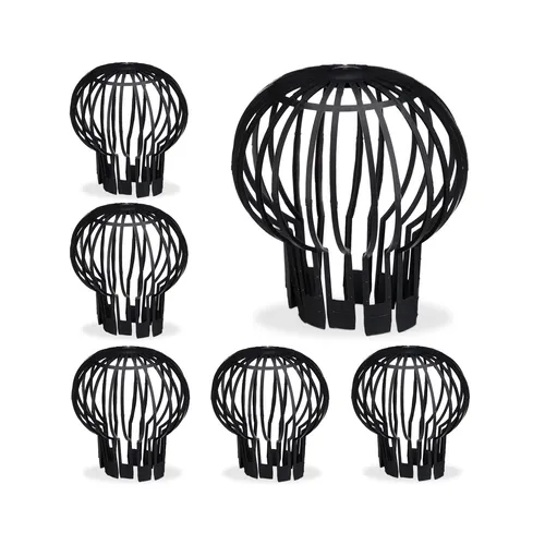 12x Dachrinnen Laubschutz Fallrohrschutz Regenrinnensieb Laubfangsieb wetterfest