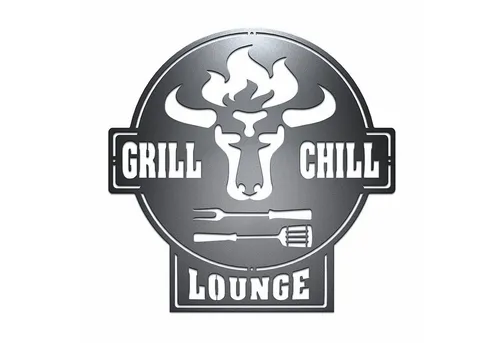 teileplus24 Wanddekoobjekt CG01 Gartenschild Grill Schild von Teileplus24